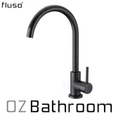 Matt black kitchen sink mixer SOLID BRASS Watermark SWIVEL TAP FAUCET